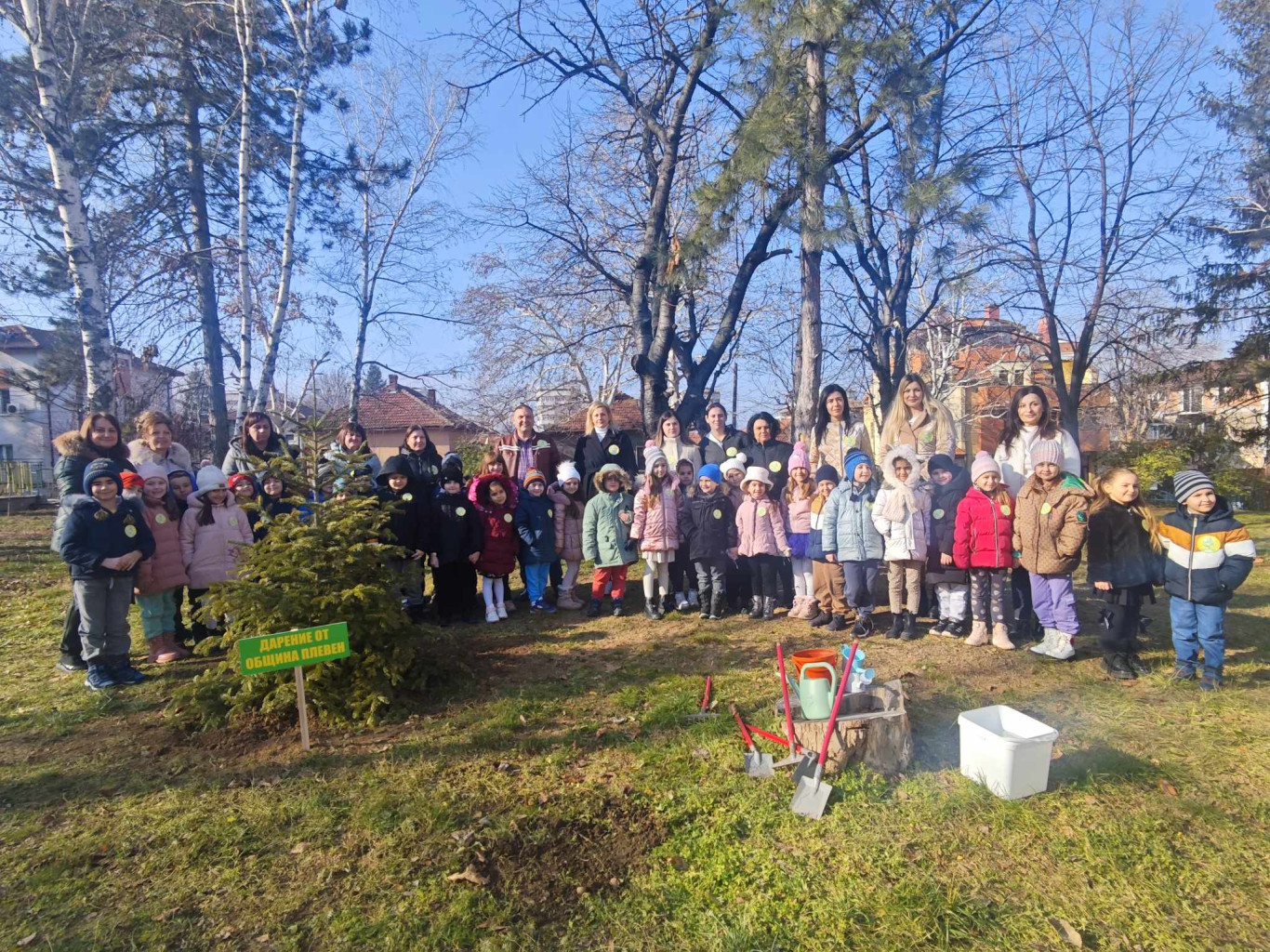 Нека засадим живите коледни дръвчета на открито след празниците