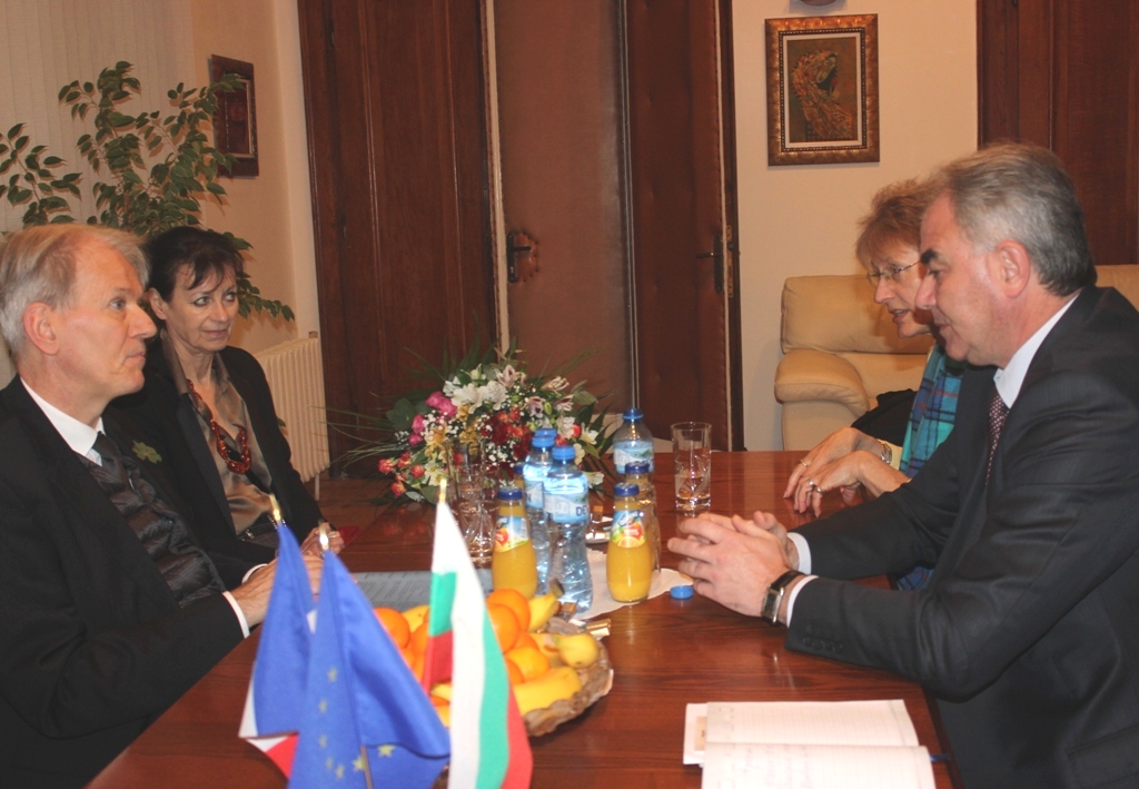 Посланикът на Франция се срещна с кмета Георг Спартански