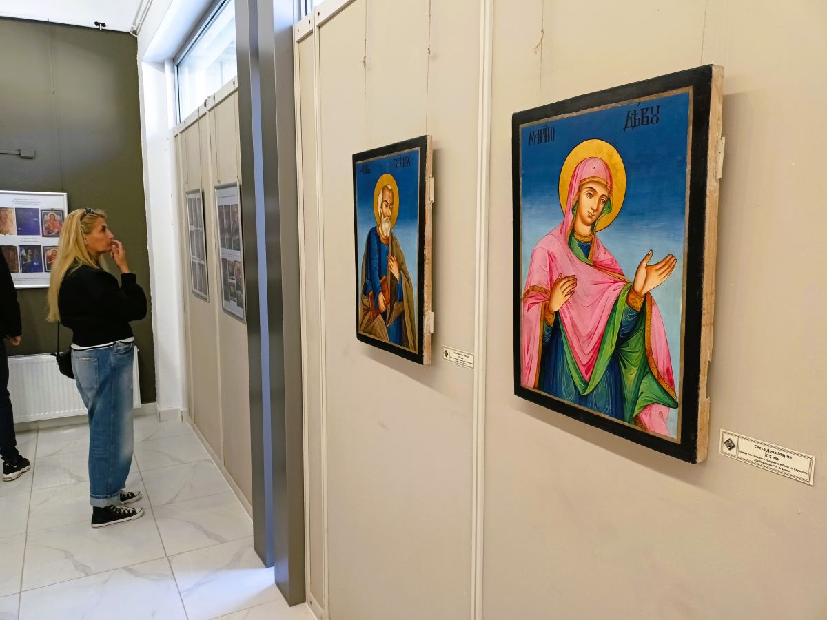 Реставрирани икони показва ХГ „Илия Бешков“ за Благовещение