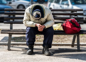 За девет човека без дом…